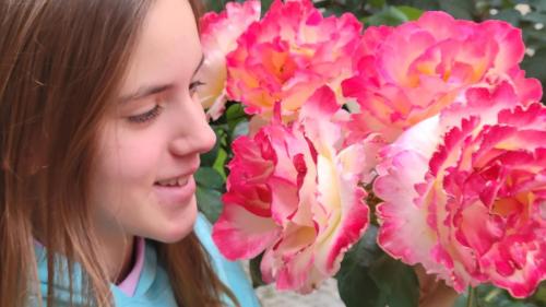 Sadie found a rose