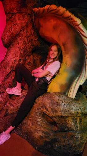 Sadie in an eel